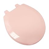 デラックスVenetianピンク木製円形トイレシート