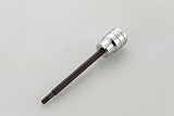 KTC(ケーテーシー) 12.7mm (1/2インチ) ロングヘキサゴン ビットソケット 8mm BT408L