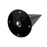 アイガーデン(igarden) ラティスポスト 固定金具下部 土中金具 1個 ポール固定 柱固定 ポール固定金具 土中用 (1, 埋込土中部大)