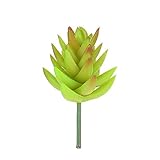 Bulary 造花　ミニ多肉植物　人工観葉植物　インテリア プレゼント 室内　タイプ6　ライトグリーン