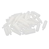 uxcell　六角ネジ付きスペーサ　M3x6mm　20mmチューブ長さ　ナイロン　オフホワイト　36個入り