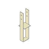 【10個】 カネシン 柱脚金物 PB-42 Cマーク 枠組壁工法用 [玄関の独立柱等の柱脚の支持] アミ 【代不】