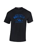 NCAA Buffalo Bulls 100 %防縮加工半袖Tシャツ、黒、XXLサイズ