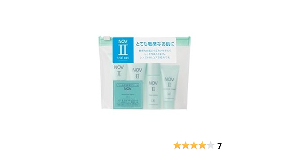 Amazon Nov ノブ トライアルセット Ii ノブ Nov フェイスケアセット 通販