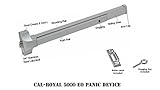 Cal-Royal 36" Push Bar Panic Exit Device, Aluminum [並行輸入品]