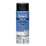 Sprayon S03112000 12-Oz. Orange Stencil Ink, 12 Oz by Unknown