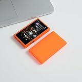 に適用するソニー ウォークマン NW-A306 NW-A307 NW-A300シリーズ用 カラフルなソフトTPUマット保護シェルスキンケースカバー (オレンジ)