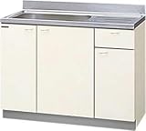 クリナップ KCT-105MF/KCZ-105MF 流し台 木キャビキッチン クリンウッドシリーズ シンク位置:L(左) 化粧板カラー:KCZ(ナチュラル)