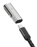 Type-C to magsafe3 対応 MacBook Air MacBook Pro 充電アダプタ 充電アダプター 変換 コネクタ 充電ケーブル 20V/5A PD出力をサポート140W[YAJOJO] 充電アダプター 充電保護 ミニ軽量 携帯便利