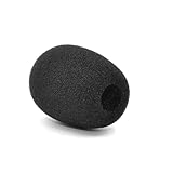 1/5個いり ヘッドホン交換用 マイクスポンジカバー for Logitech Astro A30マイクカバー マイクスポンジカバー forロジクールアストロA30 A40 A50 A40TRアストロA30 A40 A50 A40TRヘッドフォンマイク保護カバー マイク防風カバー 雑音低減 マイク防塵カバー フロントガラススポンジカバー (1PC)