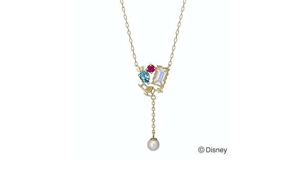 Amazon テイクアップ ピュア Take Up Pure ディズニーコレクションジュエリー ふしぎの国のアリス ネックレス Wonderment イエローゴールド Yg ネックレス 通販
