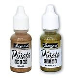 ジャカード ピニャータ アルコール インク 2本セット メタリックブラス リッチ ゴールド アート 染料 着色 0.5oz 14.78ml