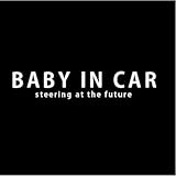 [berryrabbit amazon店]セレブ！ブランド！出産祝いに！　baby in car 吸盤 ステッカー マグネット　車　babyincar kidsincar kids in car ベイ