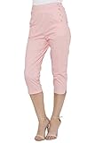 Voodoo Vixen - Pink Becky Summer Capri Pants M / Pink