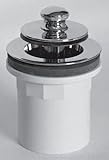 Watco 610-PP-ABS-CP Push Pull Closure Tub with Hub Adapter, Chrome Plated [並行輸入品]