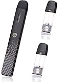 HECCO モデル2 電子タバコ スターターキット 本体バッテリー モデル2互換できる 葡萄 メンソール ベイプ スターターキット 加熱式タバコ POD 2個カートリッジ付き vape model 2 （ブラック）