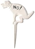 Best For Birds BFBHB14 No Pooping Yard Sign White
