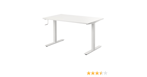 Amazon Co Jp Ikea イケア Skarsta デスク 昇降式 ホワイト 79084964 790 849 64 文房具 オフィス用品