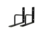 SQUARE ORIGINAL 棚受け金具 ハンガータイプ アイアン ブラケット 2本1セット(S) 150mm×180mm