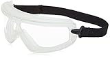 Radians BG1-11 Barricade Lightweight Clear Anti-Fog Lens Compact Goggle with Adjustable Elastic Stra