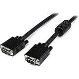 StarTech 。VGAケーブル10フィート（3メートル）VGA - 同軸高解像度 - - VGAモニタケーブル（mxt101mmhq10）HD15オスHD15男性 10フィート/ 3メートル 黒