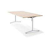 コクヨ   ミーティングテーブル DAYS OFFICE FLIP TOP XY-TFT211SCSAAMC0 幅210×奥行100CM 天板ホワ