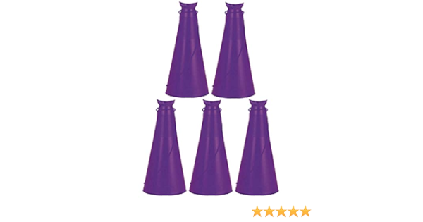 Amazon Evernew エバニュー メガホン L 紫 バイオレット 5個セット Ekb001 V ノーブランド品 メガホン 拡声器