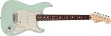 Fender ショートスケールギター Made in Japan Junior Collection Stratocaster®, Rosewood Fingerboard, Satin Surf Green ソフトケース付き