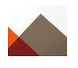 カラー塩ビ板 透明 330×360×0.4mm 単色 スモークブラウン