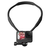 【TELESIN公式】 ネックレスマウント POVマウント GoPro用アクセサリー 釣り用首掛け 電話ホルダー 超軽量 便利 食品級シリコン製で 柔軟性 形状自由変化 多角度調整可能 ロック式 落下防止 耐久性 Hero 13-5 Black/Osmo Nano Action 3 4 5 PRO 6/insta X5 X4 X3 GO3 Ace Pro 2/iPhone/Androidと対応