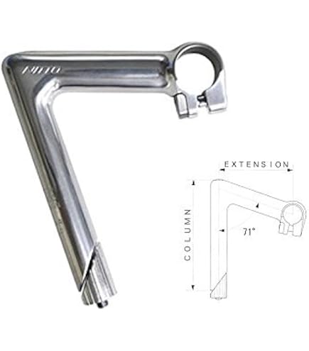 【レア商品】 NITTO PEARL 14 ハンドルステム　140mm Amazon | NITTO(日東) NP 26,0 (旧 Pearl)色/SILVER/クランプ径/φ26.0