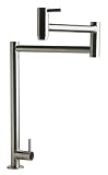 Alfiブランドab5018 Retractableポットフィラー蛇口、 AB5018-BSS 1