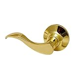 Constructor CON-PRE-PB-DM-L Prelude Dummy Left Lever Door Lock with Knob Handle Lockset, Polished Br