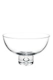 Flower Glass Vase Decorative Centerpiece For Home or Wedding by Royal Imports - Fruit Bowl Short Ste