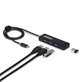 StarTech.com USB-Cハブ 4ポート USB-A 5Gbps バスパワー 61cmロングケーブル 小型・軽量 増設アダプター H5C4A-USB-HUB-2