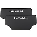 SAWAKAKI ノア 80系 90系 専用 キックガード シート バック レザーマット 座席後部 シートバックプロテクター 内装 汚れ防止 ロゴ付き