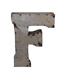 High Quality Letter F for Decor, 14-Inch, Silver