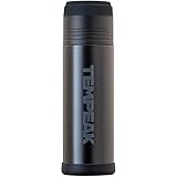 アトラス 水筒 750ml 超保温ボトル 真空断熱 ステンレス ボトル 保温保冷 キャンプ アウトドア 登山 スポーツドリンク対応 白湯 テンピーク ブラック ATPB-750BK