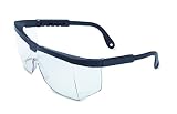 UVEX by Honeywell A200 Black Frame, Clear Lens with Anti-Scratch Hardcoat Series Safety Eyewear by H