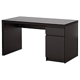 IKEA(イケア) MALM ブラックブラウン 50214169 デスク、ブラックブラウン