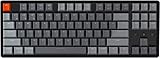 【国内正規品】Keychron K8 ワイヤレス・ゲーミングメカニカルキーボード87キー/USレイアウト/RGBライト/Gateron G Proメカニカルスイッチ/アルミフレーム/Type-C有線無線対応/Mac Windows対応/Nキー・ロールオーバー対応 (Gateron G Proメカニカル茶軸)