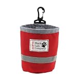 ザ・ブラックラブカンパニー ミニ トリーツポーチ/レッド/訓練士さん 犬グッズ専門店 オリジナル しつけ用 国産 手作り