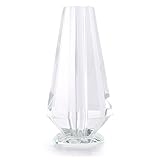 ガラスローズ花、24 KゴールドメッキLong Stem人工ローズフラワー記念日誕生日バレンタインギフトfor Her 4" クリア WXD-GR-009