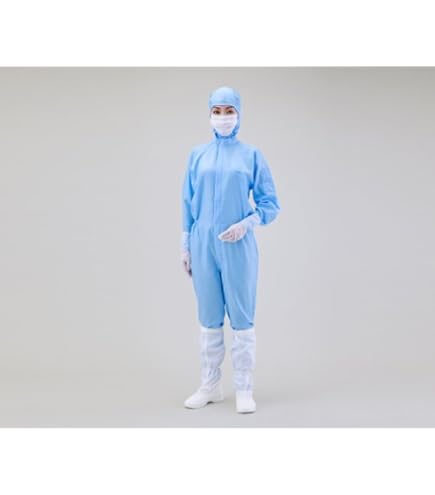Amazon.co.jp: 東洋リントフリー 異物混入対策フード一体ツナギ服