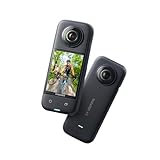 Insta360 X3 360度カメラ アクションカメラ 新型1/2インチ48MPセンサー IPX8防水 5.7K360度動画 72MP360度写真 手ブレ補正 アクティブHDR 4K一人称視点 60fps自撮り 360度水平維持 AI編集 簡単操作 高速転送 音声制御2.0 人気アクションカム 360度ライブ配信 Vlog撮影 webカメラモード【インスタ360公式】