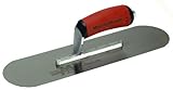 MARSHALLTOWN The Premier Line SP12SD 12-Inch by 3-1/2-Inch Steel Pool Trowel with Curved DuraSoft ha