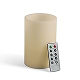 Gerson Universal Remote Wax LED Candle, 4 by 6-Inch [並行輸入品]