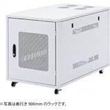 小型19インチサーバーラック（12U・D1000mm）　サンワサプライ　CP-SV6N　（納期お問合せください）