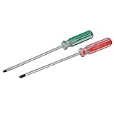 DealMuxプラスチック金属マイナスクロスヘッドドライバーが1で工具2を修復ハンドル