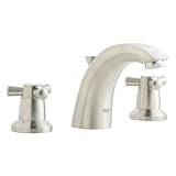 Grohe K20121-18084-EN0 Arden Lavatory Cross Faucet Kit, Brushed Nickel [並行輸入品]